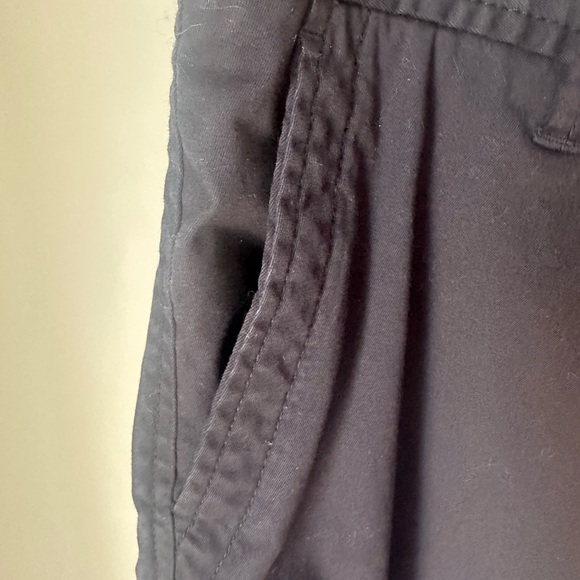 EUC TALBOTS Black Relaxed Chino Shorts Sz 12. No flaws, just too big for me. - Picture 3 of 9